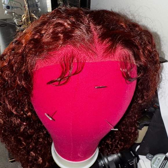 Brand New Glueless Human Hair Curly Wig - Picture 1 of 5
